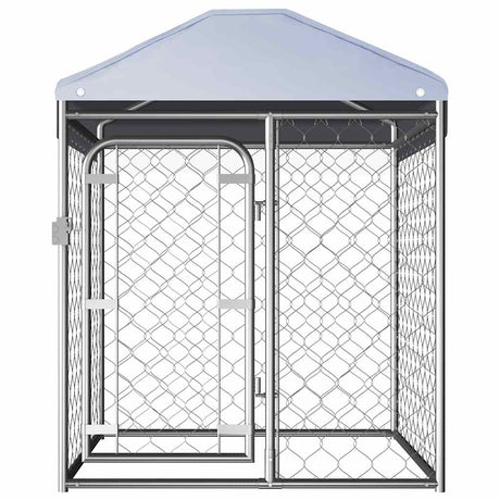 Vidaxl Dog Kennel til udvendig med tag 100x100x125 cm