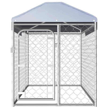 Vidaxl Dog Kennel til udenfor med tag 200x100x125 cm