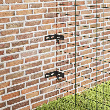Vidaxl Wall Corner Connection 10 indstiller antracit