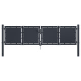 VidaXL Port 300x100 cm stål antracit