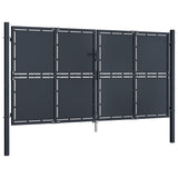 VidaXL Port 300x125 cm stål antracit
