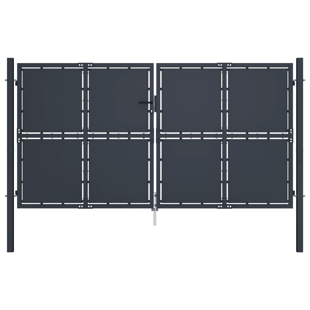 VidaXL Gate 300x200 cm stål antracit