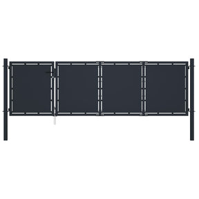 VidaXL Port 350x75 cm stål antracit