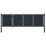VidaXL Port 350x100 cm stål antracit