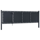 VidaXL Port 350x100 cm stål antracit