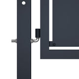 VidaXL Port 350x100 cm stål antracit