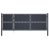 VidaXL Port 350x125 cm stål antracit