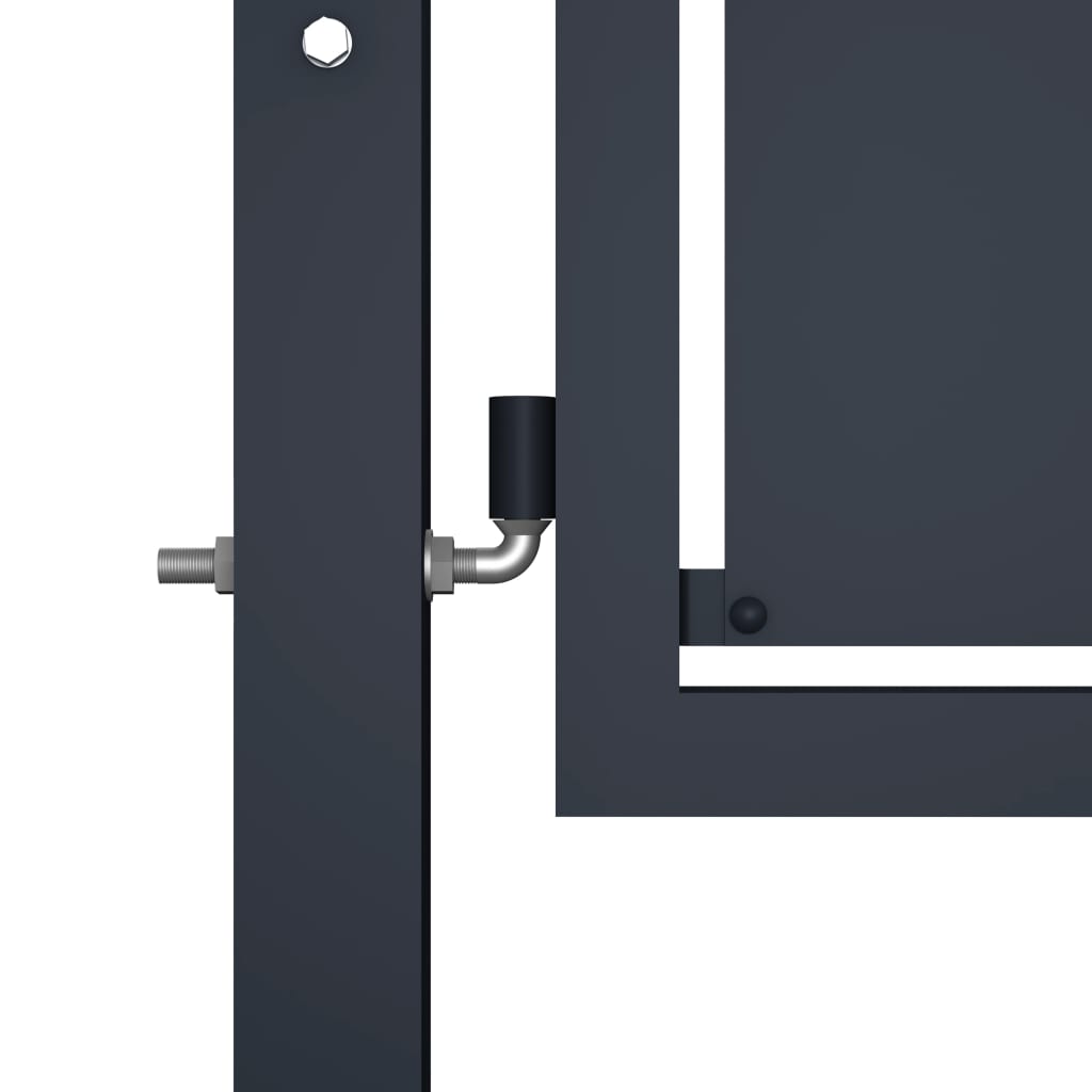 VidaXL Port 350x150 cm stål antracit
