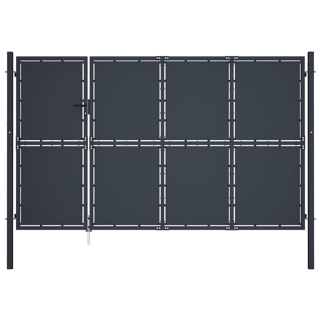 VidaXL Port 350x175 cm stål antracit