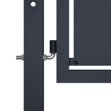 VidaXL Port 350x175 cm stål antracit