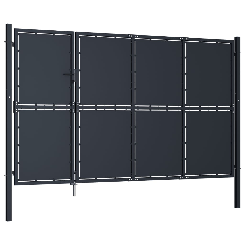 VidaXL Port 350x200 cm stål antracit