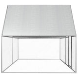 Vidaxl Chicken Run 4x2x2 M Galvaniseret stål