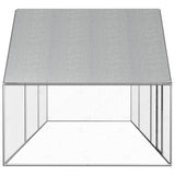 Vidaxl Chicken Run 6x2x2 M Galvaniseret stål