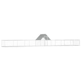 Vidaxl Chicken Run 14x2x2 m Galvaniseret stål