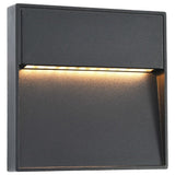 Vidaxl LED Udendørs vægge 2 stk 3 W Square Black