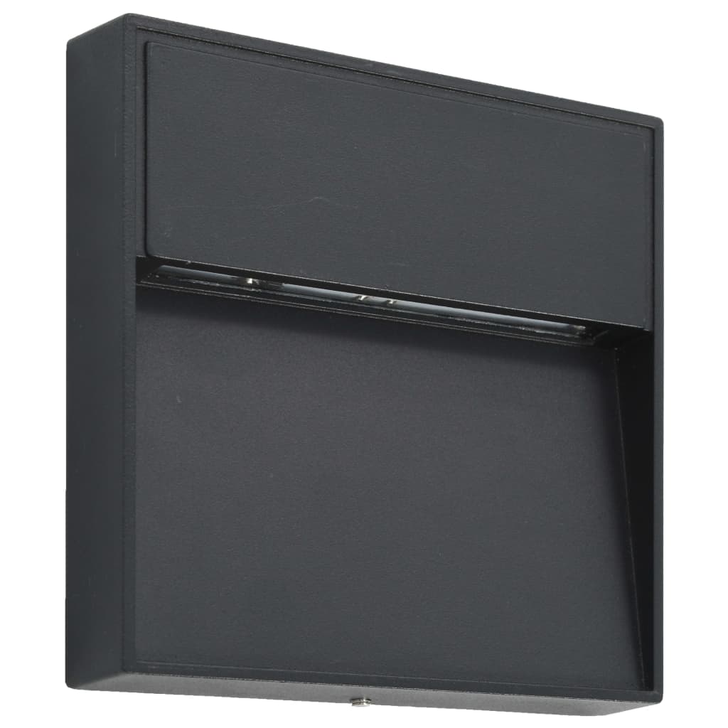 Vidaxl LED Udendørs vægge 2 stk 3 W Square Black