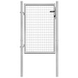 Vidaxx havelåge galvaniseret stål 100x100 cm sølv