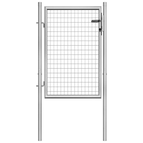 Vidaxx havelåge galvaniseret stål 100x100 cm sølv