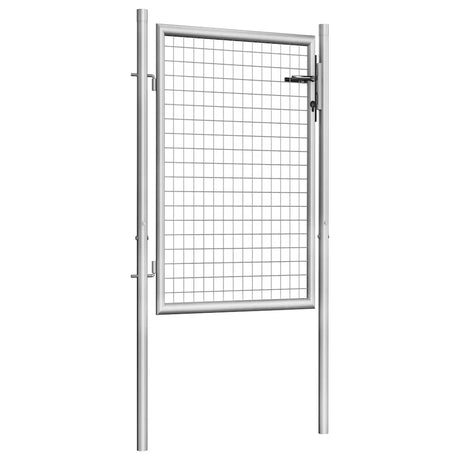 Vidaxx havelåge galvaniseret stål 100x100 cm sølv