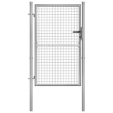 Vidaxl Port 105x175 cm galvaniseret stål sølvfarvet