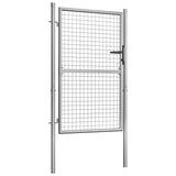 Vidaxl Port 105x175 cm galvaniseret stål sølvfarvet