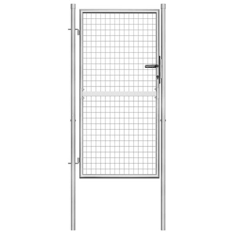 Vidaxx havelåge galvaniseret stål 100x150 cm sølv