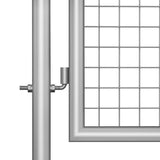 Vidaxl Port 105x250 cm galvaniseret stål sølvfarvet