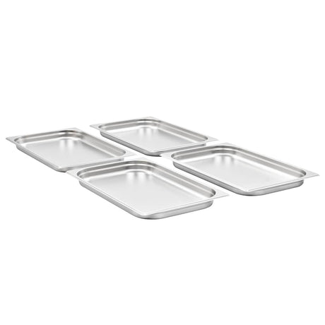 Vidaxx gastronormbeholdere 4 stk gn 1 1 40 mm rustfrit stål