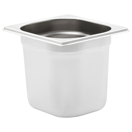Vidaxx gastronormbeholdere 8 stk gn 1 6 150 mm rustfrit stål