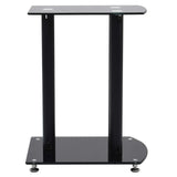 VidaXL Højttaler standard 2 stk aluminium sikkerhedsglas sort