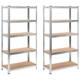 Vidaxl Storage Racks 2 PCS 90x40x180 cm MDF
