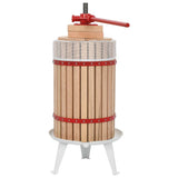 Vidaxl Fruit and Wine Press med stofpose 24 L Oak