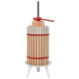 Vidaxl Fruit and Wine Press med stofpose 30 L Oak