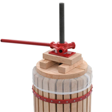 Vidaxl Fruit and Wine Press med stofpose 30 L Oak