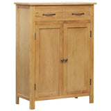 Vidaxx skoskab 76x37x105 cm massiv eg