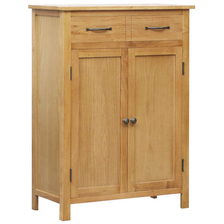 Vidaxx skoskab 76x37x105 cm massiv eg