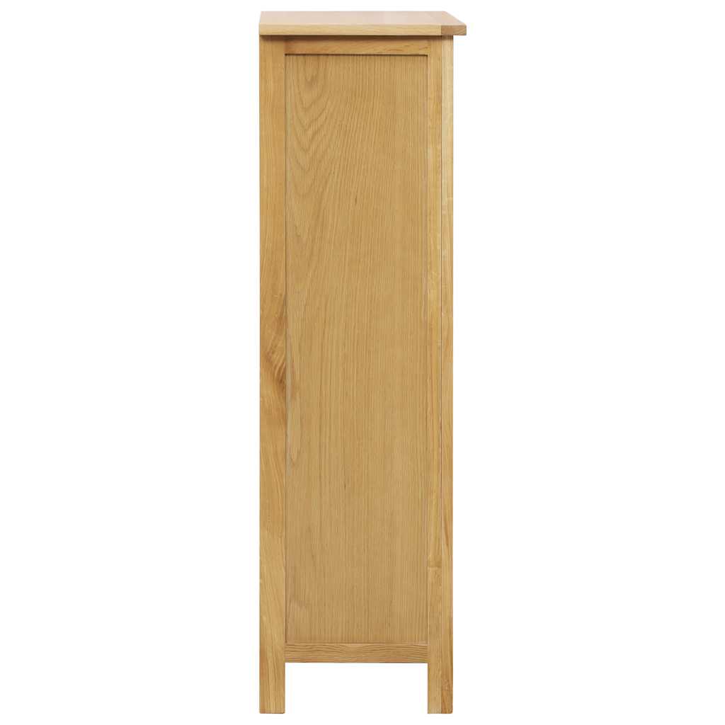Vidaxx skoskab 76x37x105 cm massiv eg