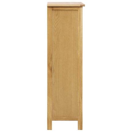 Vidaxx skoskab 76x37x105 cm massiv eg