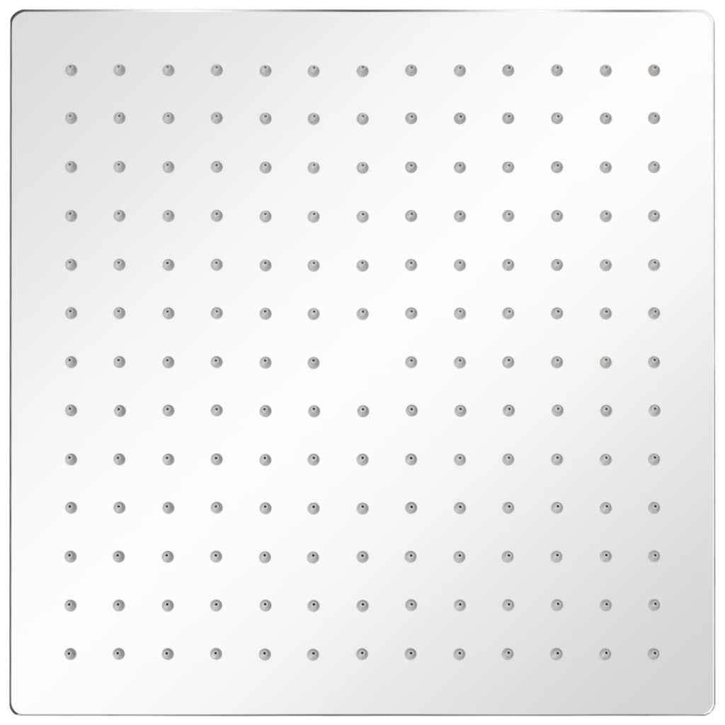 Vidaxx regnbruserhoved 2 stk 30x30 cm rustfrit stål
