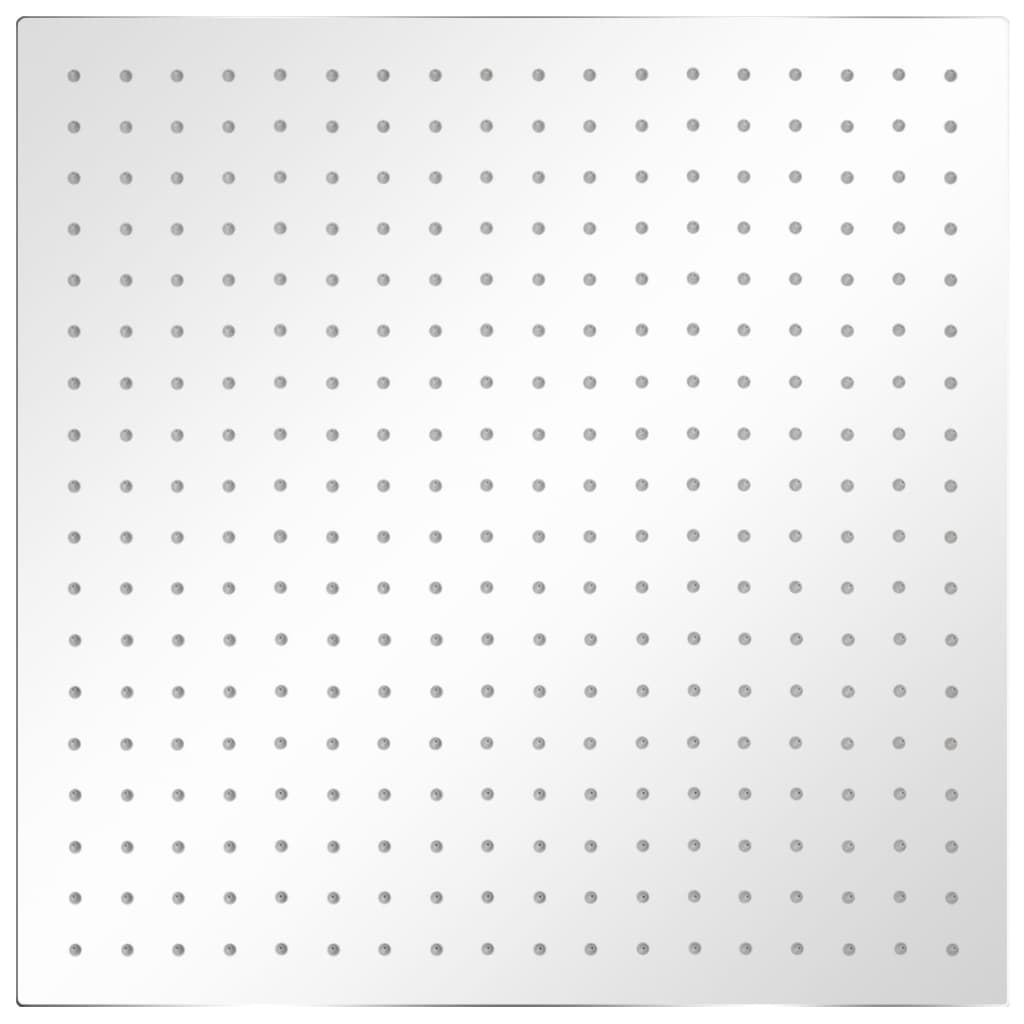 Vidaxx regnbruserhoved 2 stk 50x50 cm rustfrit stål