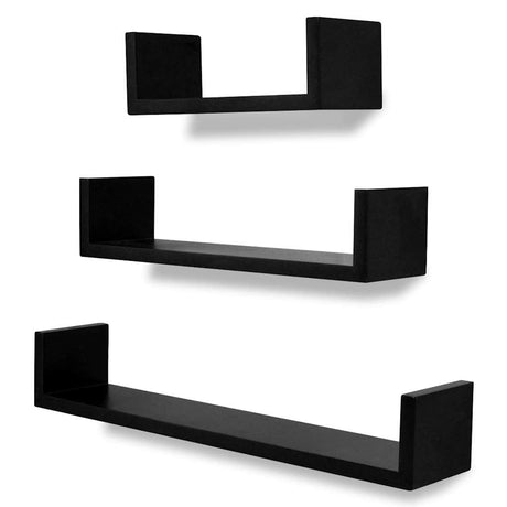 Vidaxl wandplanken 6 st zwart