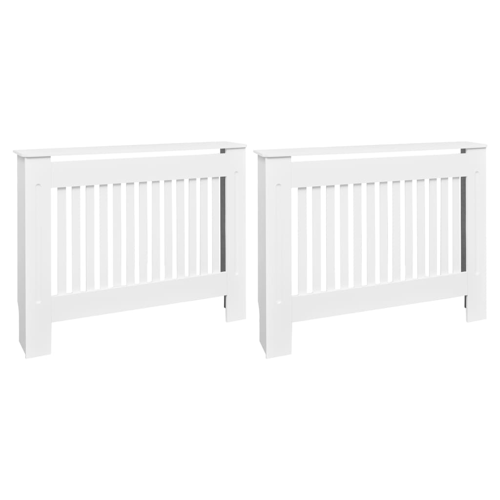 Vidaxx radiatorhus 2 stk 112 cm mdf hvid