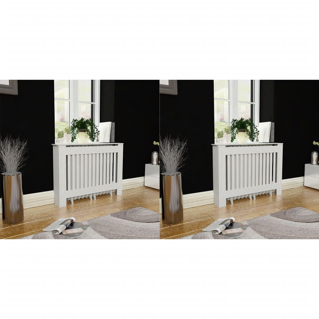Vidaxx radiatorhus 2 stk 112 cm mdf hvid