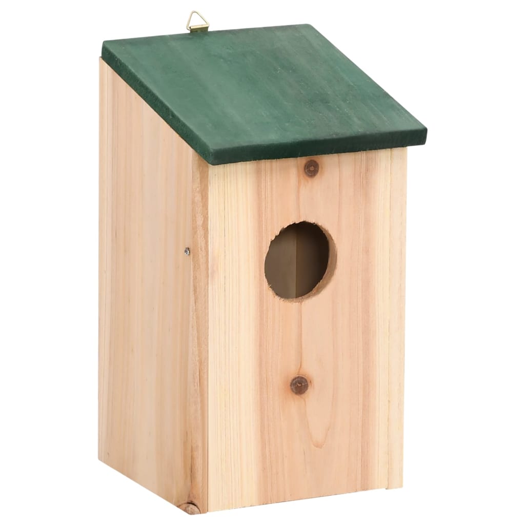 VidaXL fuglehuse 8 stk 12x12x22 cm træ