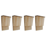 Vidaxx flagermus æsker 4 stk 22x12x34 cm træ