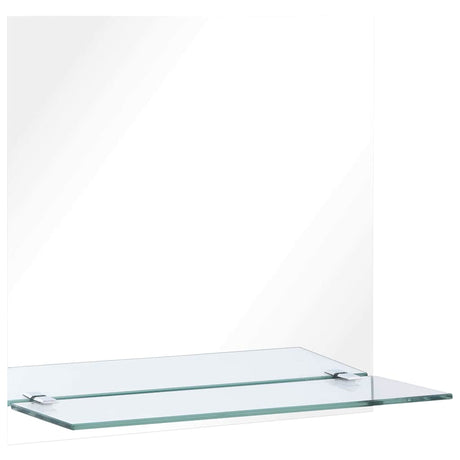 Vidaxx vægspejl med hylde 30x30 cm hærdet glas