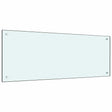 Vidaxl Splash Screen Kitchen 100x40 cm tempereret glas hvid