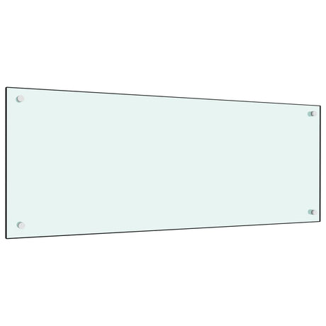 Vidaxl Splash Screen Kitchen 100x40 cm tempereret glas hvid