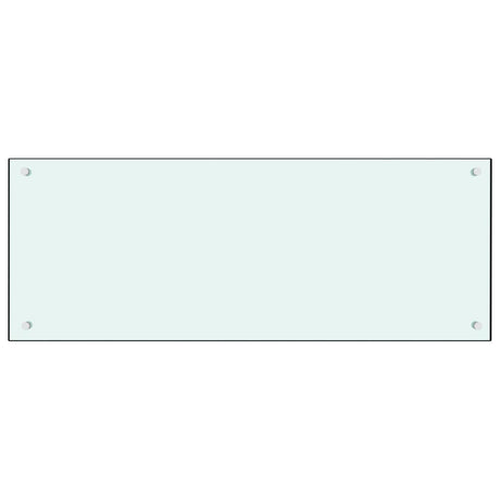 Vidaxl Splash Screen Kitchen 100x40 cm tempereret glas hvid