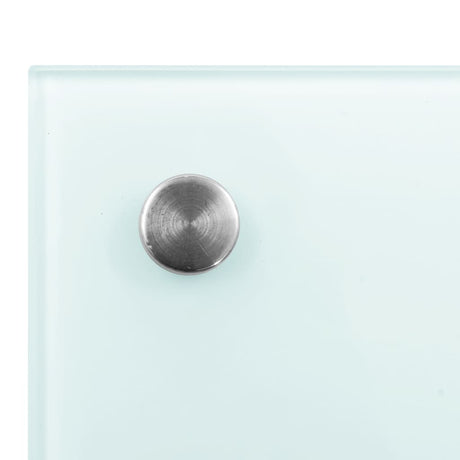 Vidaxl Splash Screen Kitchen 100x40 cm tempereret glas hvid